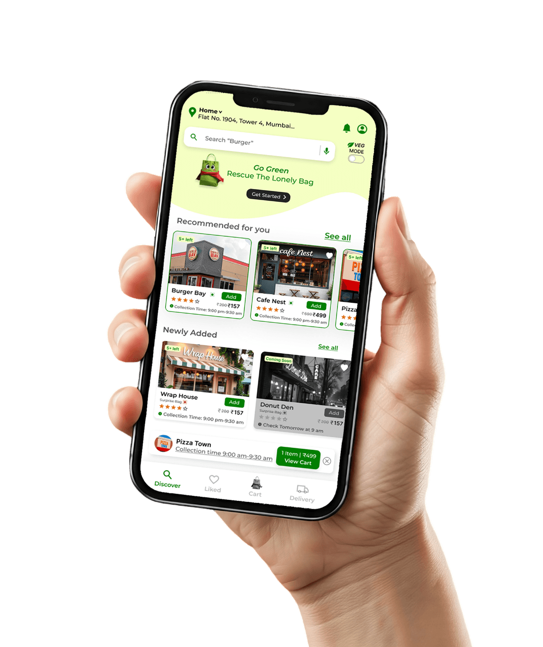 App in hand